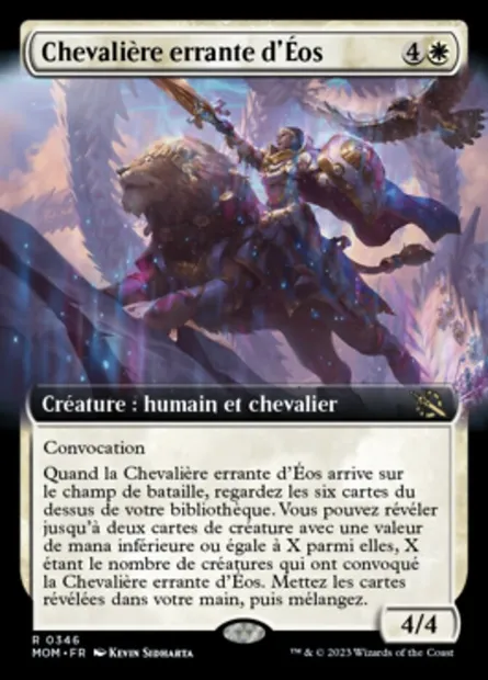 Chevalière errante d'Éos, carte Magic MOM 346 — extension L'invasion des machines