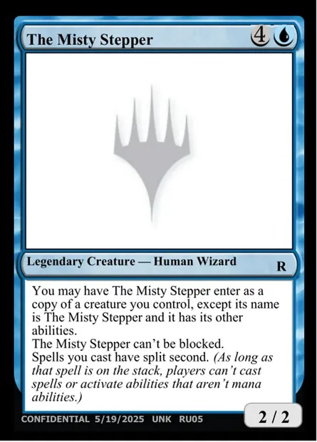 The Misty Stepper, carte Magic UNK RU05c — extension Unknown Event
