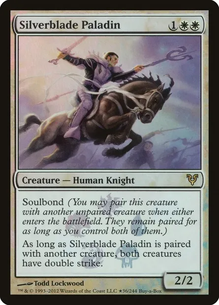 Silverblade Paladin, Magic card PAVR 36★ — Avacyn Restored Promos set