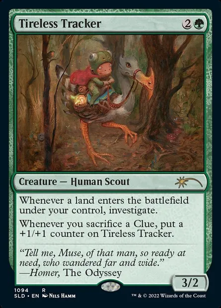 Tireless Tracker, Magic card SLD 1094 — Secret Lair Drop set