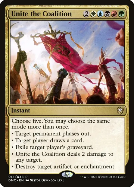 Unite the Coalition, Magic card DMC 15 — Dominaria United Commander set