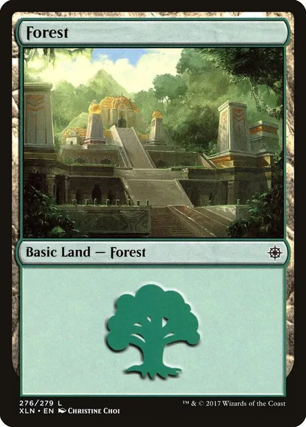 Forest, Magic card XLN 276 — Ixalan set