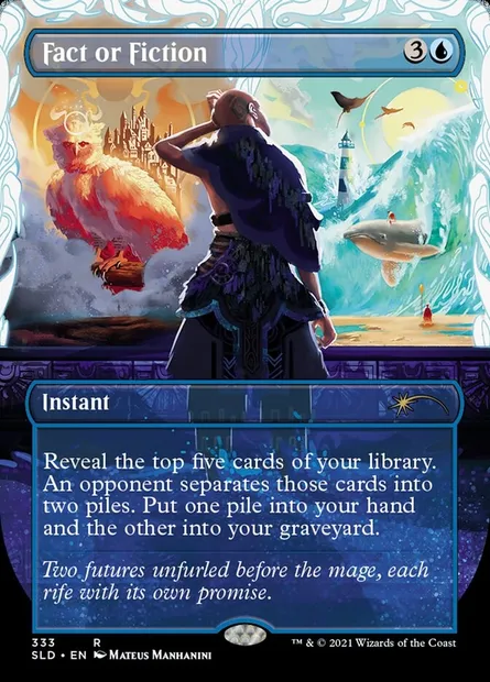 Fact or Fiction, Magic card SLD 333 — Secret Lair Drop set