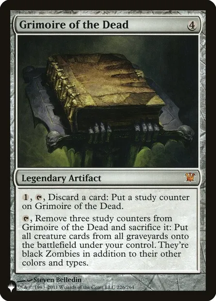 Grimoire des morts, carte Magic PLST ISD-226 — extension The List