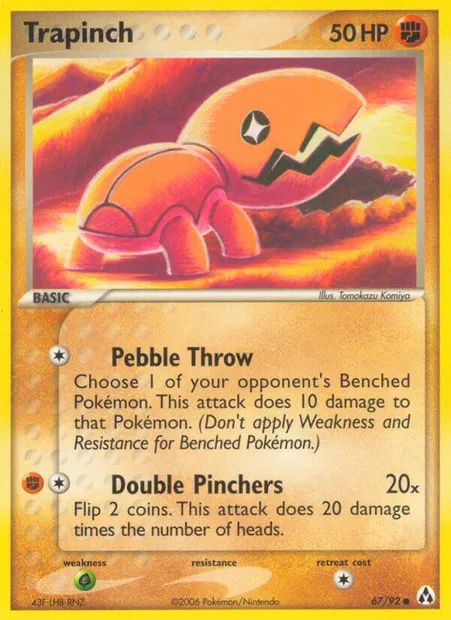 Trapinch, Pokémon card LM 67 — Legend Maker set