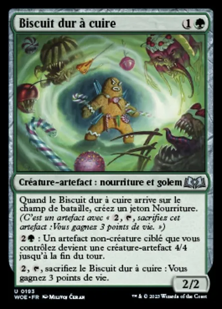 Biscuit dur à cuire, carte Magic WOE 193 — extension Wilds of Eldraine