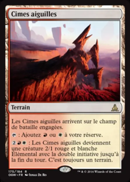 Cimes aiguilles, carte Magic OGW 175 — extension Le serment des Sentinelles