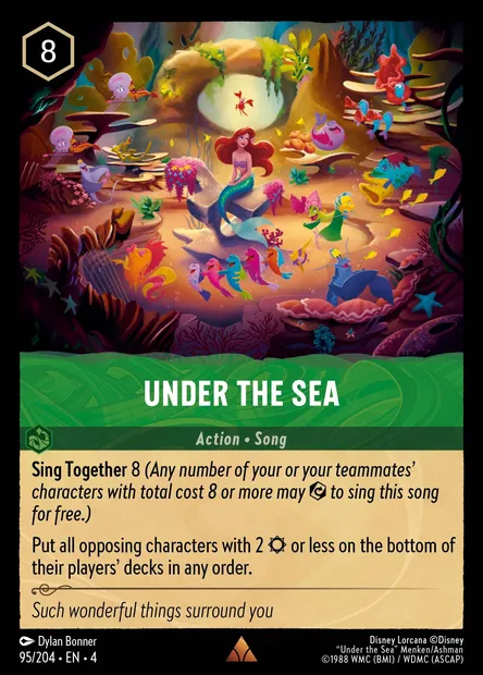 Under the Sea, Disney Lorcana card CH4-095 — Ursula's Return set