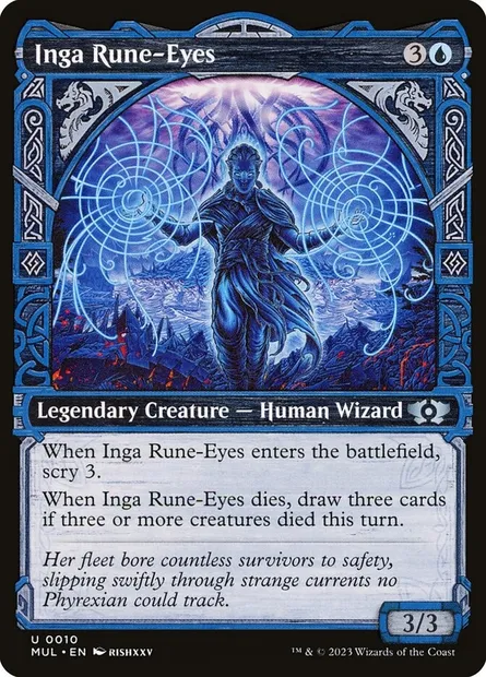 Inga Rune-Eyes, Magic card MUL 10 — Multiverse Legends set