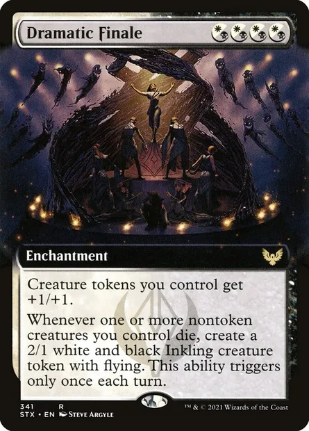Dramatic Finale, Magic card STX 341 — Strixhaven: School of Mages set