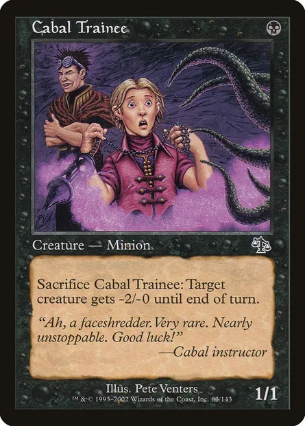 Cabal Trainee, Magic card JUD 63 — Judgment set