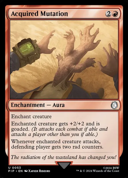 Acquired Mutation, Magic card PIP 53 — Fallout set