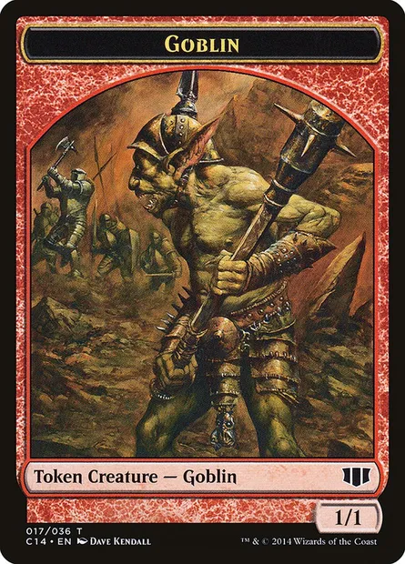 Goblin, Magic card TC14 17 — Commander 2014 Tokens set