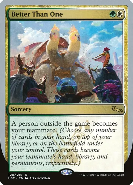 Better Than One, carte Magic UST 128 — extension Unstable