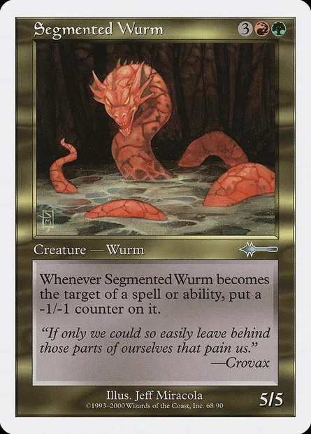 Guivre segmentée, carte Magic BTD 68 — extension Beatdown Box Set