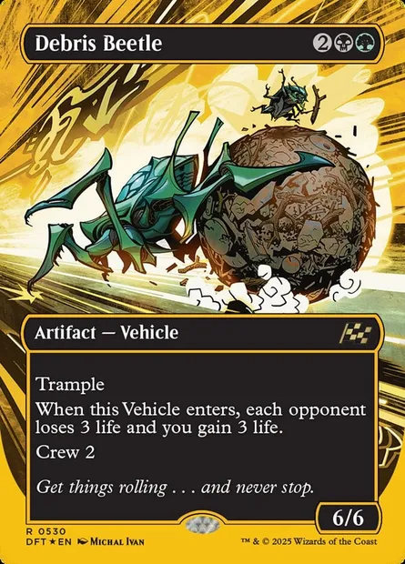 Debris Beetle, Magic card DFT 530 — Aetherdrift set