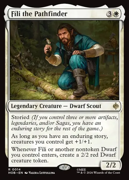 Fíli the Pathfinder, Magic card HOB 14 — The Hobbit set
