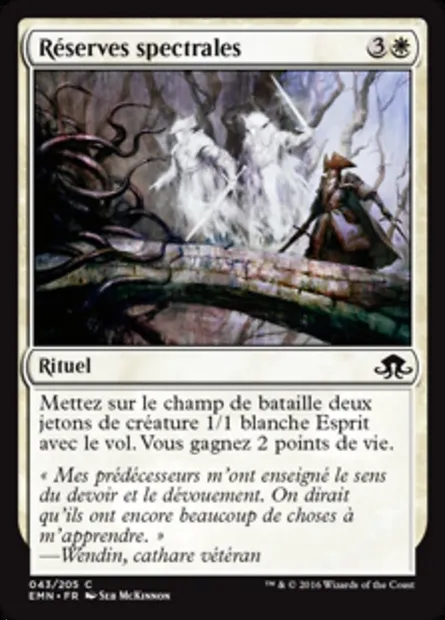 Réserves spectrales, carte Magic EMN 43 — extension La lune hermétique