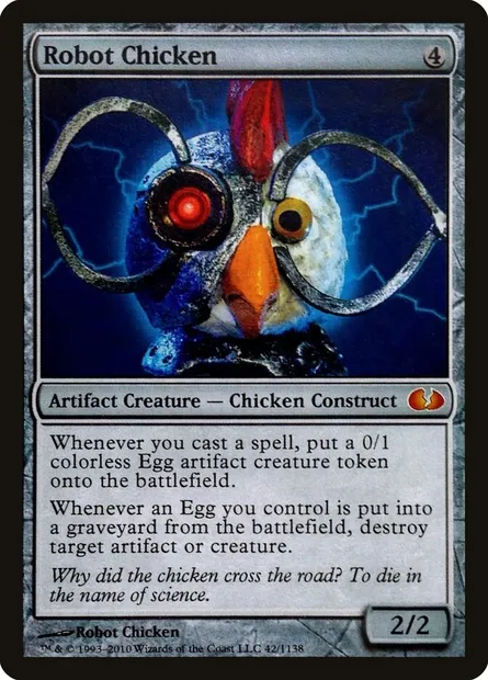 Robot Chicken, Magic card PCEL 6 — Celebration Cards set