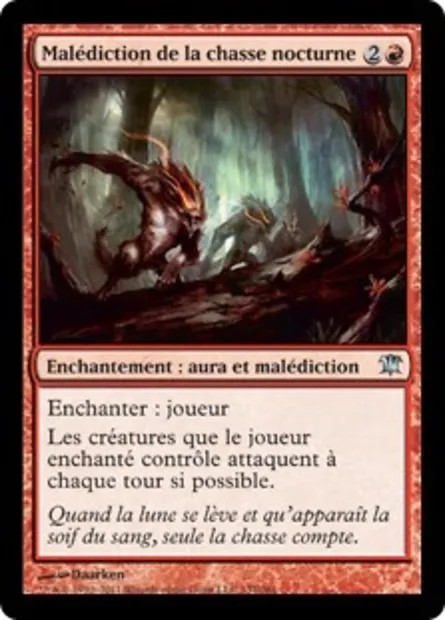 Malédiction de la chasse nocturne, carte Magic ISD 137 — extension Innistrad