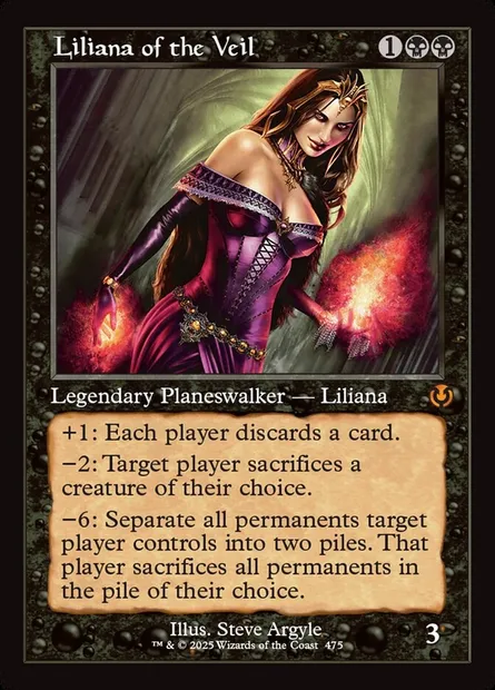 Liliana du voile, carte Magic INR 475 — extension Innistrad Remastered