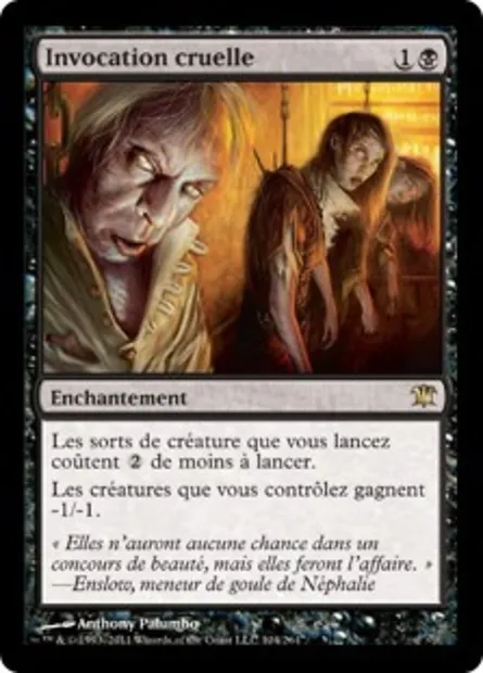 Invocation cruelle, carte Magic ISD 104 — extension Innistrad