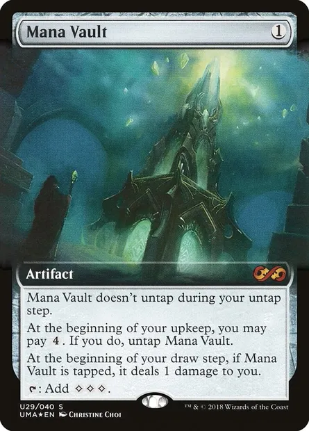 Mana Vault, Magic card PUMA U29 — Ultimate Box Topper set