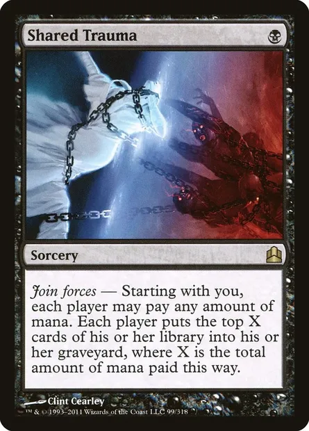 Shared Trauma, Magic card CMD 99 — Commander 2011 set