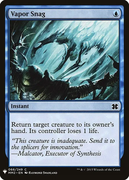 Vapor Snag, Magic card PLST MM2-66 — The List set
