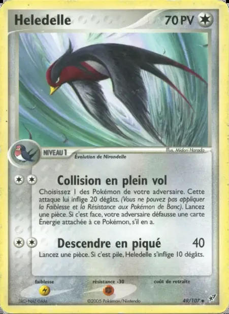 Hélédelle, carte Pokémon DX 49 — extension EX Deoxys