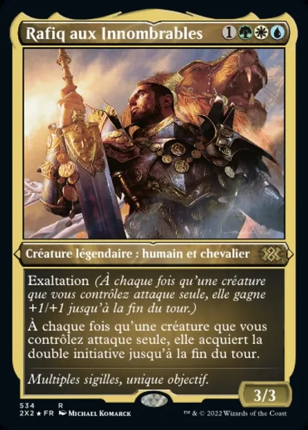 Rafiq aux Innombrables, carte Magic 2X2 534 — extension Double Masters 2022