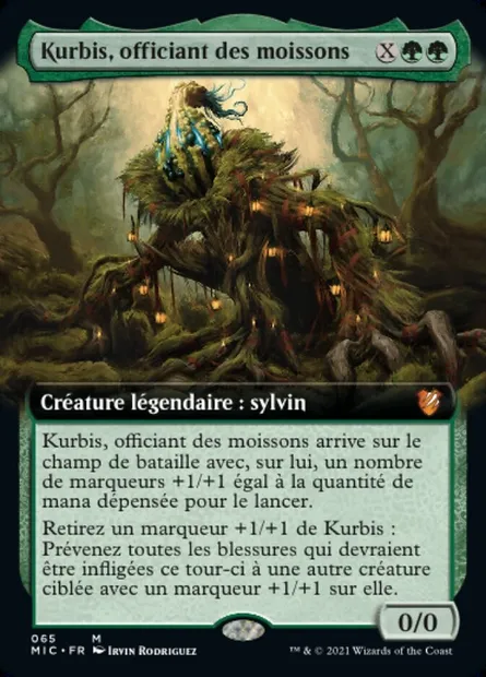 Kurbis, officiant des moissons, carte Magic MIC 65 — extension Midnight Hunt Commander