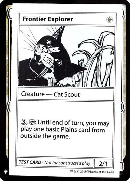Frontier Explorer, carte Magic CMB1 6 — extension Mystery Booster Playtest Cards 2019