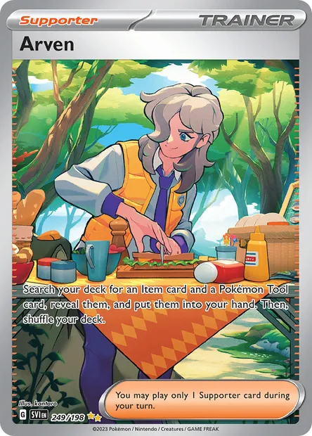 Arven, Pokémon card SVI 249 — Scarlet & Violet set
