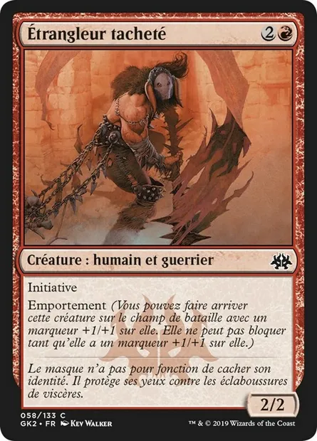 Étrangleur tacheté, carte Magic GK2 58 — extension RNA Guild Kit