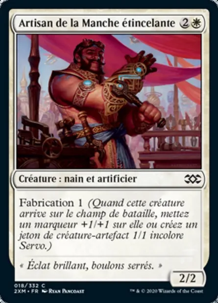 Artisan de la Manche étincelante, carte Magic 2XM 18 — extension Double Masters