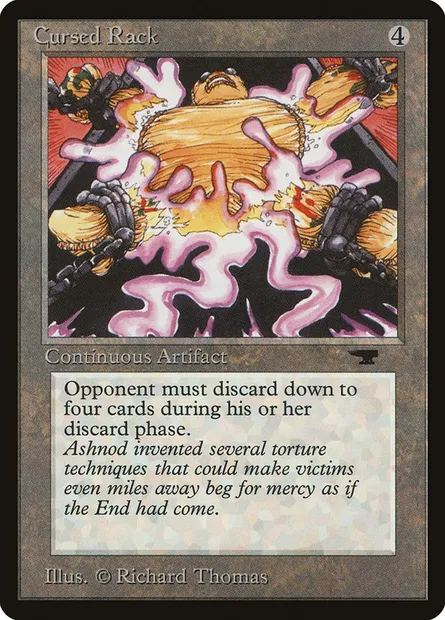 Chevalet maudit, carte Magic ATQ 48 — extension Antiquities