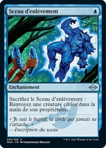 Sceau d'enlèvement, carte Magic MH2 269 — extension Horizons du Modern 2