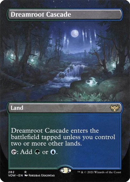 Dreamroot Cascade, Magic card VOW 282 — Innistrad: Crimson Vow set