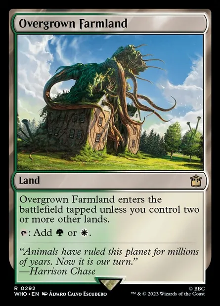 Overgrown Farmland, Magic card WHO 292 — Doctor Who set