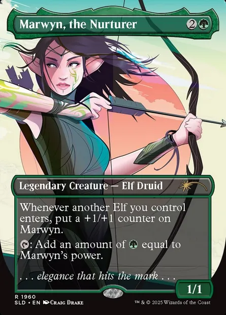 Marwyn, the Nurturer, Magic card SLD 1960 — Secret Lair Drop set
