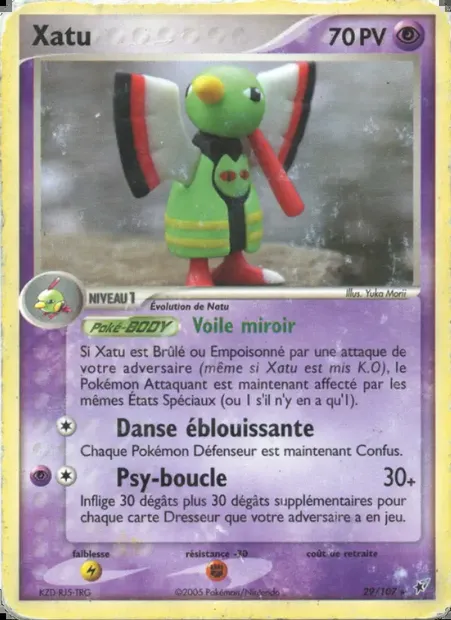 Xatu, carte Pokémon DX 29 — extension EX Deoxys