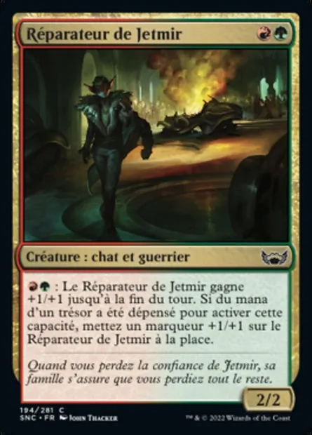 Réparateur de Jetmir, carte Magic SNC 194 — extension Les rues de la Nouvelle-Capenna
