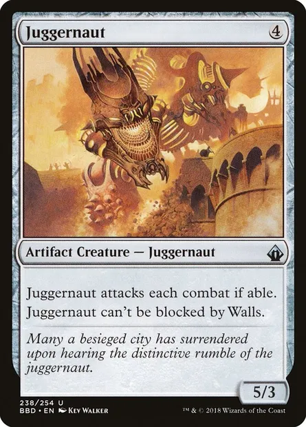 Djaggernaut, carte Magic BBD 238 — extension Battlebond