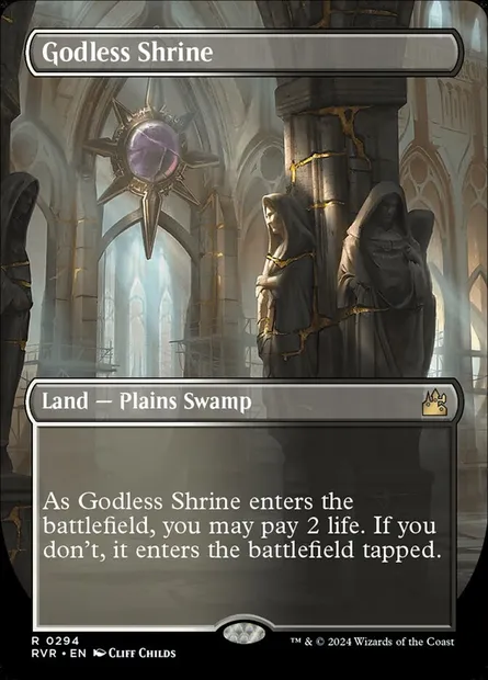 Godless Shrine, Magic card RVR 294 — Ravnica Remastered set