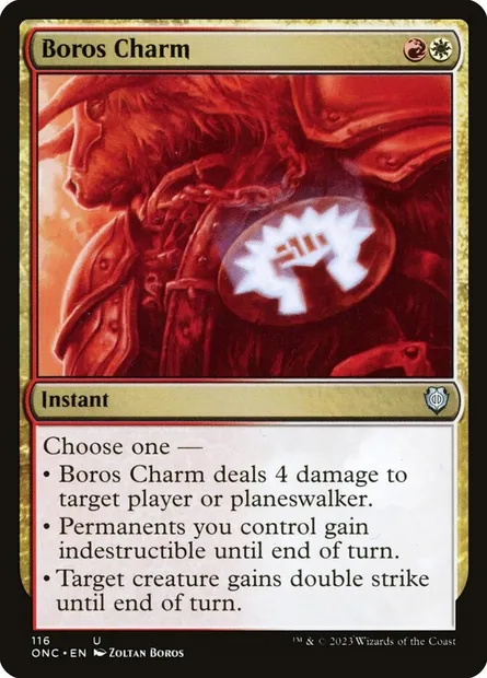 Boros Charm, Magic card ONC 116 — Phyrexia: All Will Be One Commander set