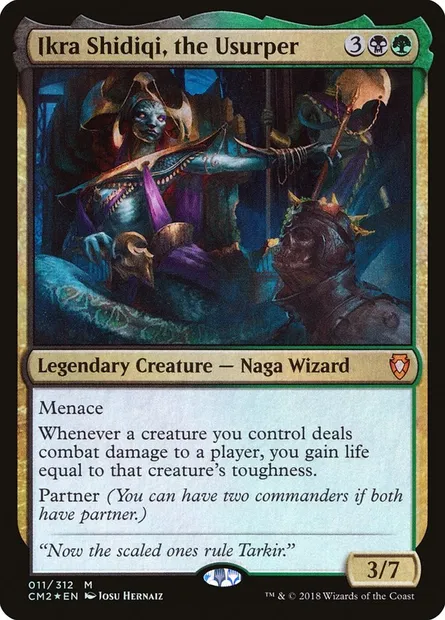 Ikra Shidiqi, the Usurper, Magic card CM2 11 — Commander Anthology Volume II set