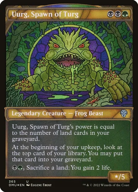 Uurg, Spawn of Turg, Magic card DMU 365 — Dominaria United set