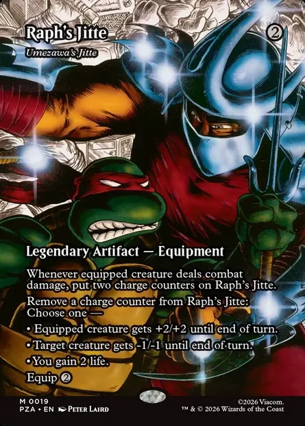 Umezawa's Jitte, Magic card PZA 19 — Teenage Mutant Ninja Turtles Source Material set
