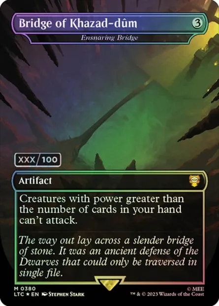 Piègepont, carte Magic LTC 380z — extension Tales of Middle-earth Commander